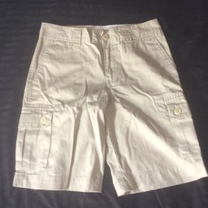 Boy khaki shorts.